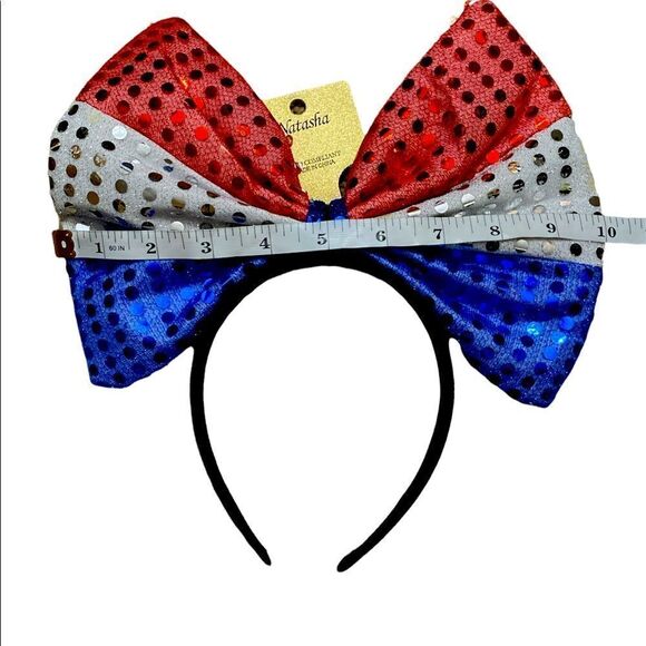 New Fourth of July Oversized Bow Headband - Picture 2 of 4